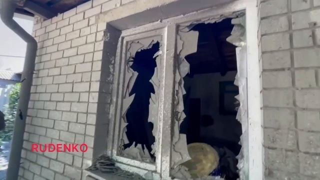 10.08.22. Последствия обстрела Кировского района Донецка