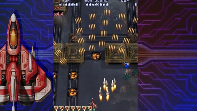 Raiden IV arcade 2-3 one stage clear NMNB смотреть онлайн