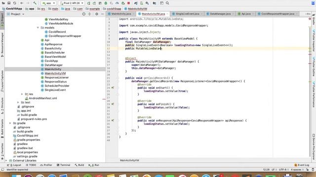 Android RecyclerView tutorial using MVVM, Dagger 2, Retrofit - part 4 смотреть онлайн