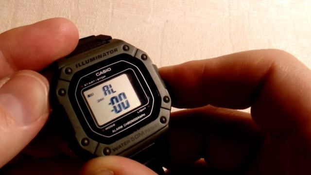 W-218H-3A CASIO смотреть онлайн