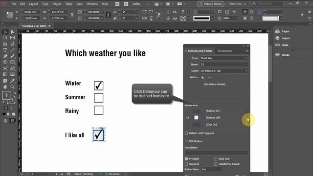 How to Add checkbox in Indesign CC смотреть онлайн