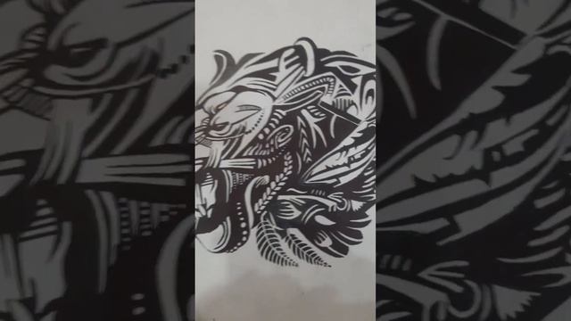 loin drawing with pen ?|| 6 hours #art #drawing #sketch #realistic #lion #animals #tattoo смотреть онлайн