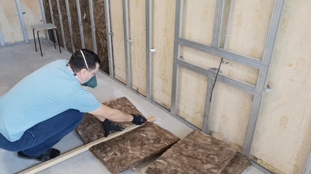 Монтаж звукоизоляции АкустиКНАУФ смотреть онлайн