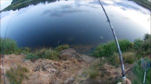 Рыбалка.. Отдых .на р. Луга д. Орлы-Куровицы .2018