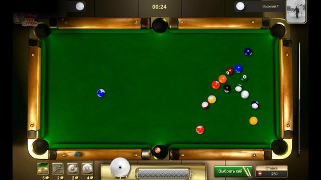 Как разбивать пирамиду в бильярде Восьмерка (вариант 1) смотреть онлайн