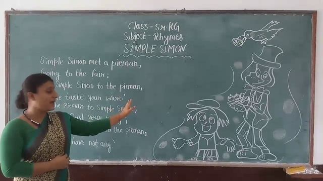 CLASS -Senior KG / English Poem ( Simple Simon ) смотреть онлайн