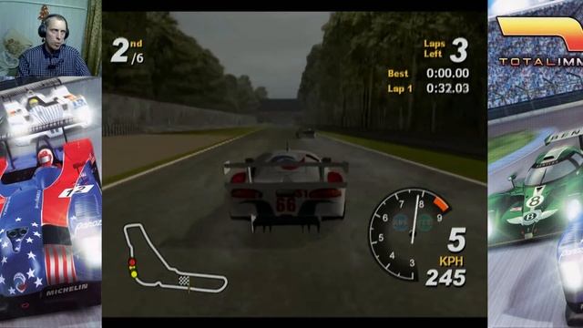 Прохождение Total Immersion Racing. (PS2). Часть 7. На Panoz Esperante GTR-1 по мокрым трекам. смотреть онлайн