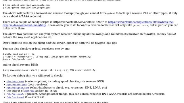Unix & Linux: Command/scripts to check the Reverse DNS Lookup time (2 Solutions!!) смотреть онлайн