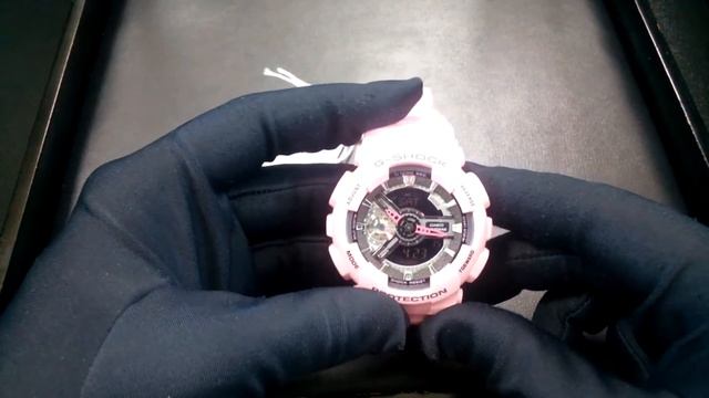 Сs-time.ru. Женские часы CASIO G-SHOCK GMA-S110MP-4A2. Спортивные, ударопрочные и водонепроницаемые смотреть онлайн