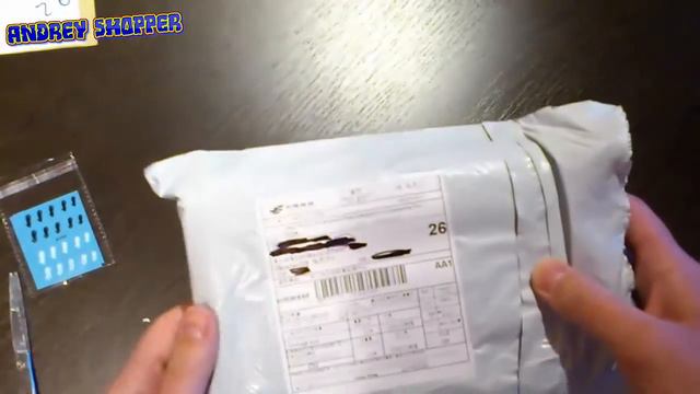 Посылка из Китая #93 Наклейки на ногти и органайзер Aliexpress смотреть онлайн