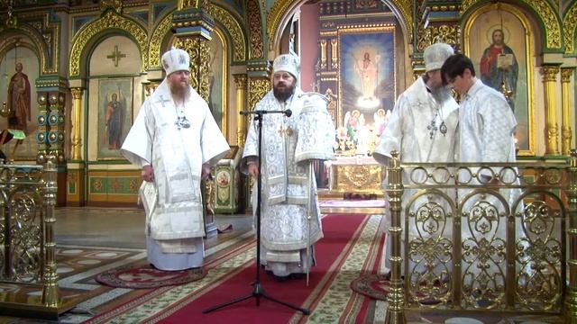 Слово архиепископа Ионафана, епископа Максима и епископа Ефимия в праздник Вознесения Господня смотреть онлайн