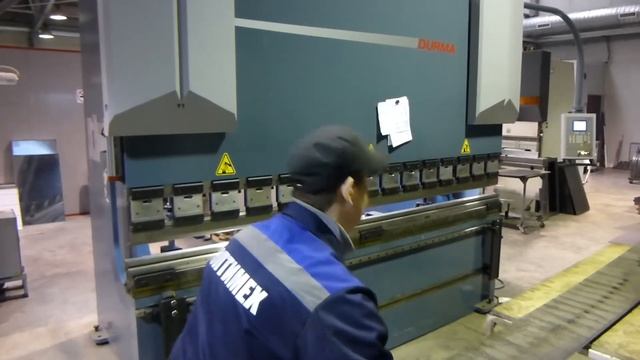 Работа листогибочного пресса DURMA в ОПТИМЕХ смотреть онлайн