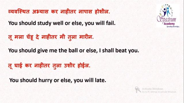 Use of Or Else ...| English Sentence Structure 04 | Spoken English | Vishnu Lengule | смотреть онлайн