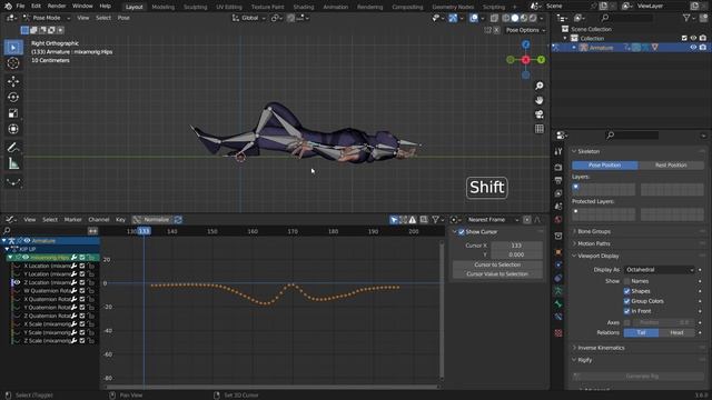 How to combine and edit Mixamo Animations | Blender 3.6 Tutorial смотреть онлайн