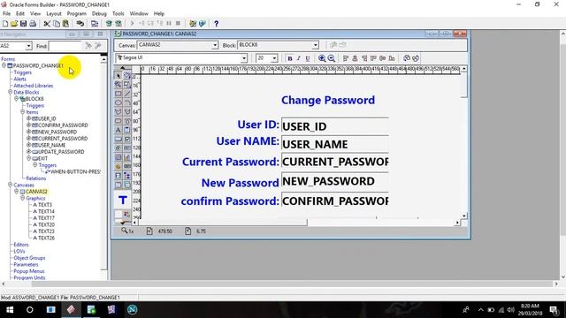 Secure password change in Oracle Forms смотреть онлайн