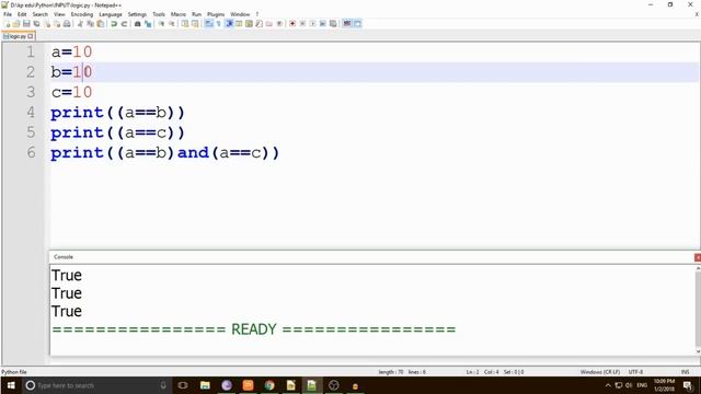 Logical Operators in Python смотреть онлайн