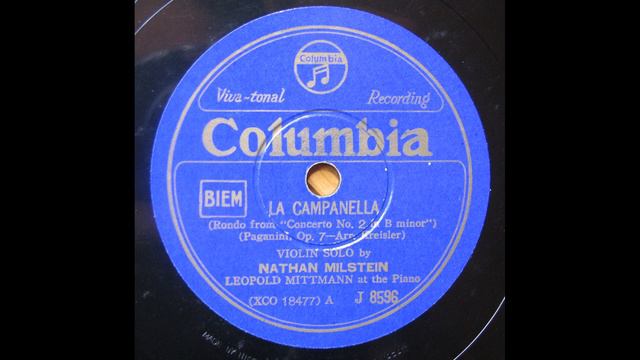 Nathan Milstein - Liszt : Consolation, Paganini : La Campanella (78rpm. 再復刻） смотреть онлайн