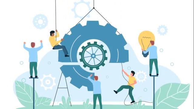 Gears Man Lottie Files Animations for website and Mobile Application смотреть онлайн
