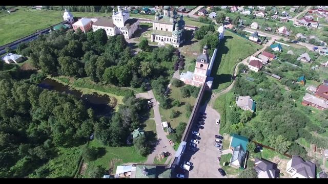 Горицкий Успенский монастырь (Переславль-Залесский) аэросъемка смотреть онлайн
