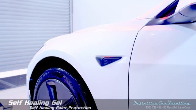 Tesla Model 3 Pearl White Definitive Sydney Self Healing Gel Ceramic Coating Self Healing Paint Pro смотреть онлайн