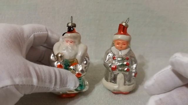 Елочные игрушки дед мороз и снегурочка смотреть онлайн
