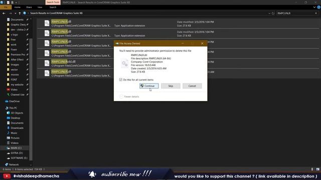 corel draw login problem | how to remove coreldraw x8 email verication message | Vishaldeep Dhamech смотреть онлайн