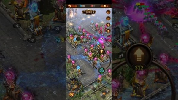 WAO. war and order. прохождение "Бесконечные войны" до 11 волны и 33922 очков