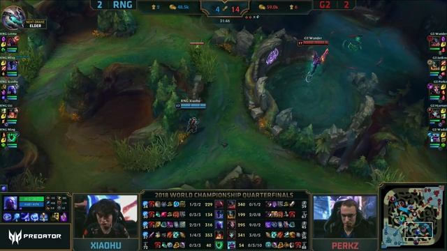 RNG vs G2 | Quarterfinal Game 5 | World Championship | Royal Never Give Up vs G2 Esports (2018) смотреть онлайн