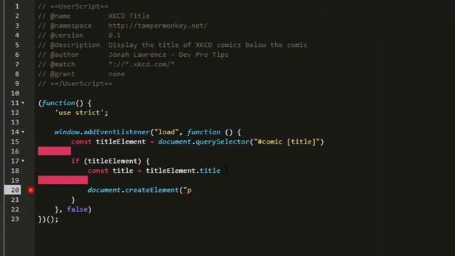 Making a Userscript - Setup and JavaScript Tutorial смотреть онлайн