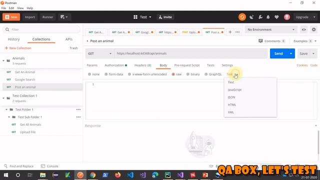 Part 5 - Postman - Http Post (JSON Body And File Upload) (Raw and Multipart Formdata) смотреть онлайн