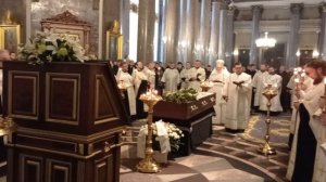 Отпевание Артура Дмитриева. Апостол.
