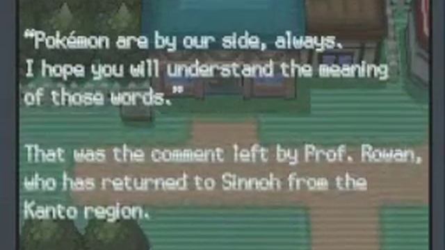 Pokemon Platinum, Часть 1: Начало смотреть онлайн