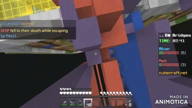 Play ' The Bridge' in Minecraft (Windows 10) and Im a PRO смотреть онлайн