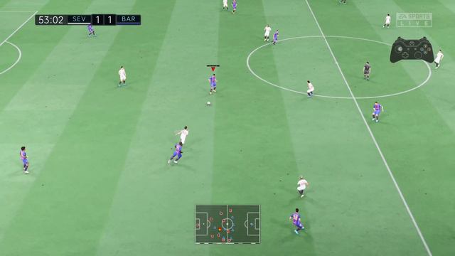FIFA 22 - Sevilla FC VS FC Barcelona LA LIGA PS5 Gameplay смотреть онлайн