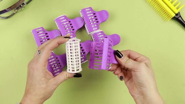 бигуди 7 штук с зажимом