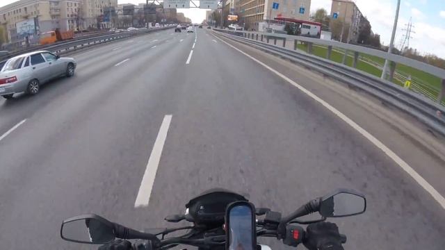Открытие мотосезона на BAJAJ DOMINAR 400 2018 (Москва) смотреть онлайн