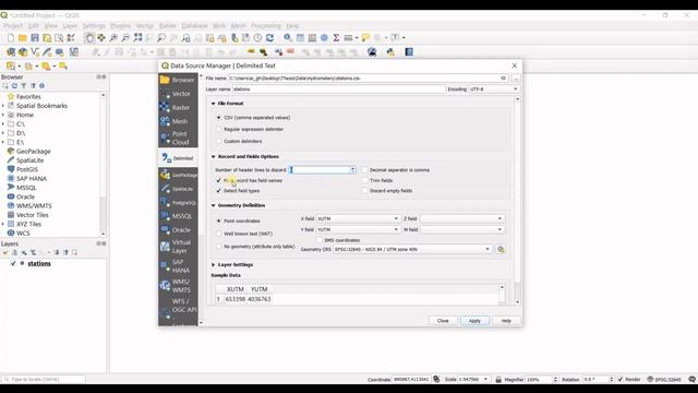 How to Import CSV File to QGis | Add csv data in QGis смотреть онлайн