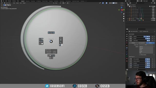 Fluent - Make Cuts On Rounded Shapes (Blender Addon) смотреть онлайн