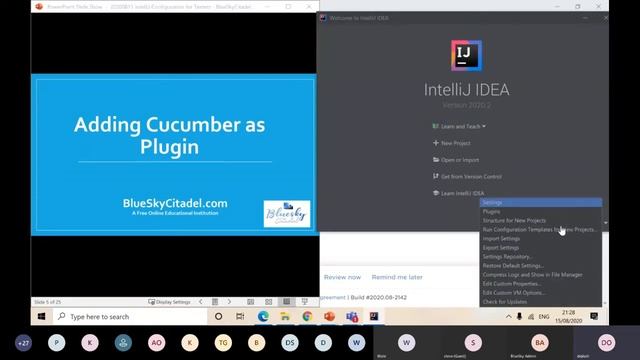 IntelliJ Configuration for Testers- Class 4B смотреть онлайн