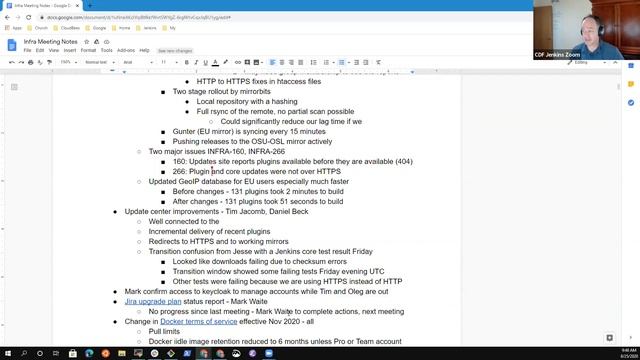 2020 08 25 Jenkins Infra Meeting смотреть онлайн