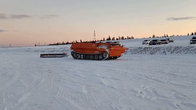MTLB snow plow смотреть онлайн