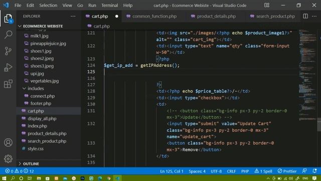 E-Commerce Website using PHP and MySQL || Updating Quantities || Part -31 смотреть онлайн