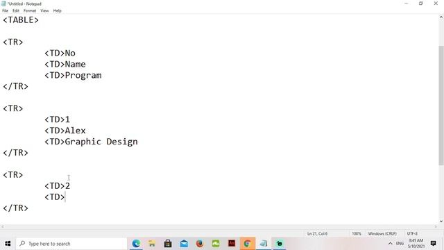 HTML (TABLE) смотреть онлайн