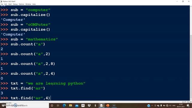 String Functions - Part 1 | String Methods in Python | Class 11 & 12 | Computer Science смотреть онлайн