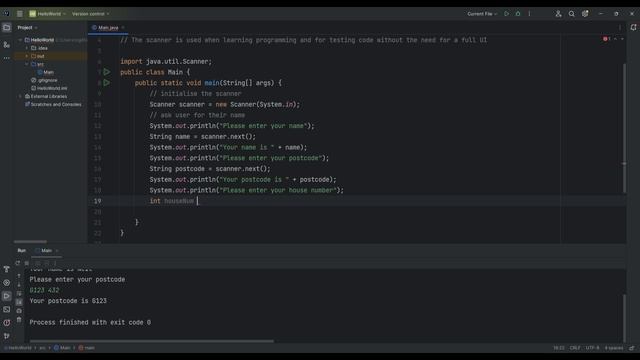 #7 | User input with the Java Scanner | Java tutorial for beginners смотреть онлайн