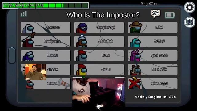 CHOTA VS REHANI 1v1 in Among us ?? смотреть онлайн