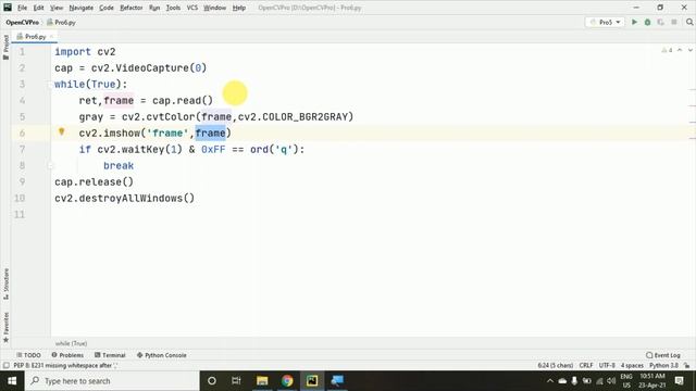 #6 - OpenCV - Working With Videos - Part 2 - Converting Colors смотреть онлайн