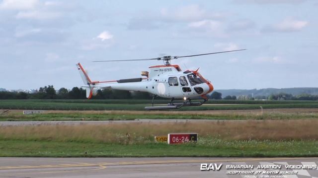Airbus Helicopters H125 - RA-07515 - landing at Memmingen Airport [1080p] смотреть онлайн