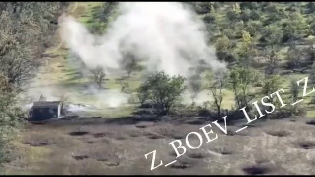 Артиллерия уничтожает позиции жёлтых на Запорожском направлении смотреть онлайн