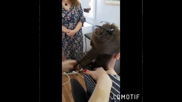 Видео о том как завить локон на утюжок для волос смотреть онлайн